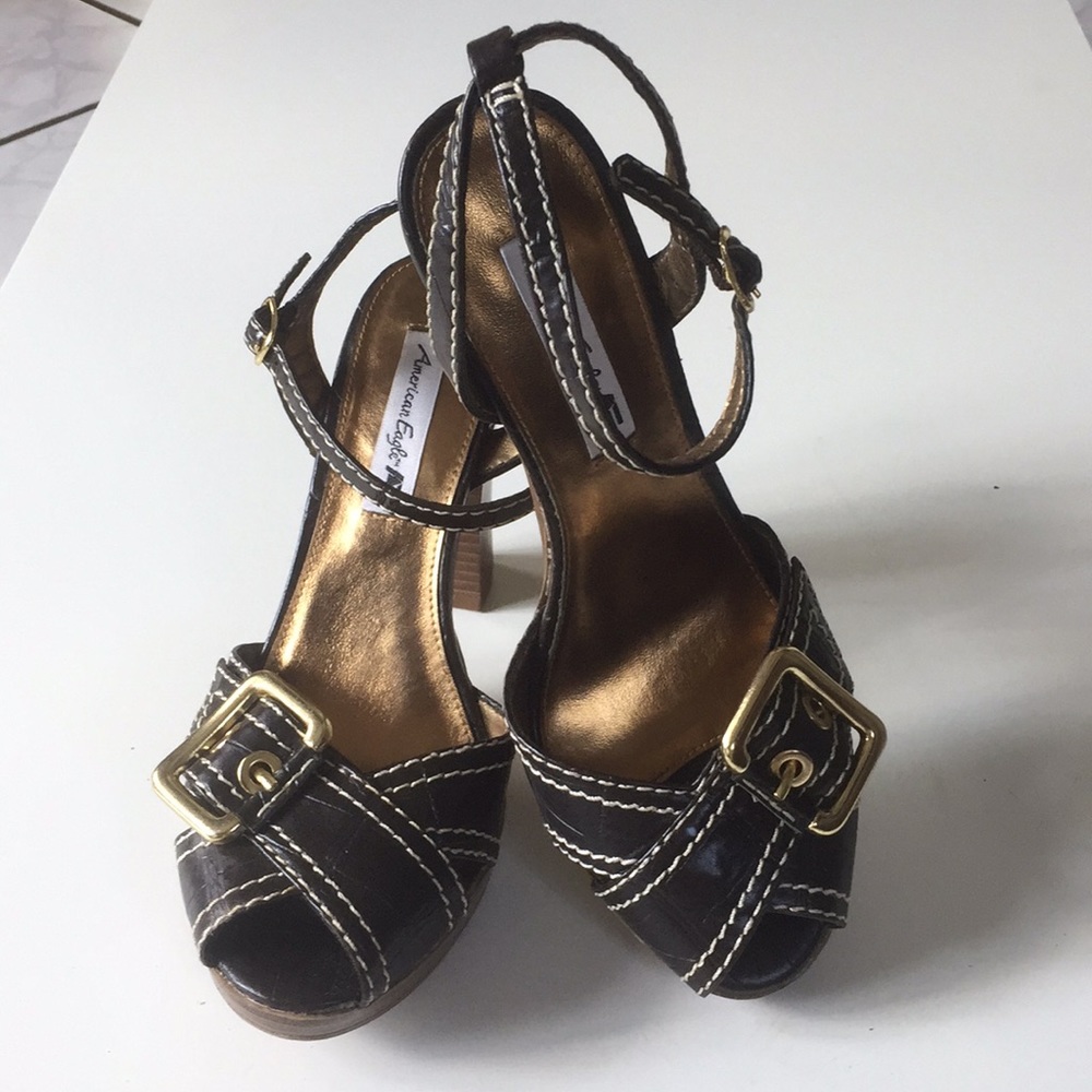 Brown heels